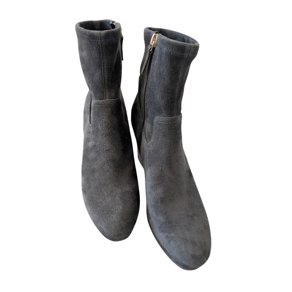 Joie Lewis Platform Bootie In Grey Suede size 7.5 - Picture 2 of 8